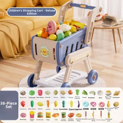 FENGHONGTAO | 3-tier Educational Play Shopping Cart Toy
