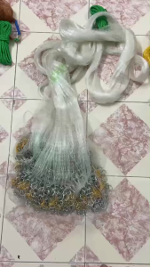 Chài Cước Bắt Tép Công Nghệ Mới Mắt 1.5cm - Cước Thái Siêu Dai Tùy Chọn Chân Chì Hoặc Chân Xích - SaFami Store