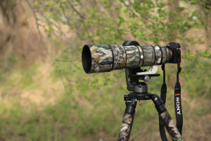 ROLANPRO Waterproof Lens Coat Camouflage Rain Cover for Sony FE 200-600mm F5.6-6.3 G OSS Lens Protective Case