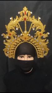 Mahkota Kepala Aksesoris Rambut Tari Motif 9