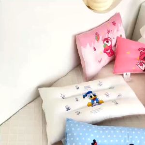 Cute Cartoon Sleeping Pillows 0-10 Years Cotton Infant Baby Prevent Flat Head Pillow Kids