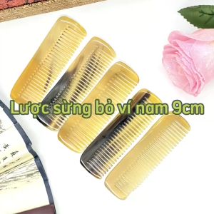 Lược sừng mini (size XS-9cm) bỏ túi bỏ ví nam chải râu - Horn comb mini