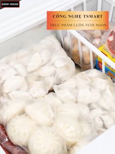 Tủ lạnh tủ đông mini gia đình 5 cấp số tiết kiệm điện làm đá trữ thịt cá đông lạnh trữ sữa thực phẩm đa năng bảo hành 3 năm