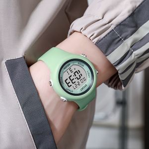 Multifunction Kids Watch Fashion Boys and Girls Student Electronic Wristwatch Alarm Clock Luminous College Style Sports Watch