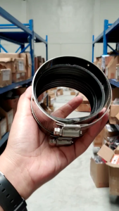 Rubber Coupling with Stainless Clamp No Hub Coupling - 2 3 4 6 8 inch