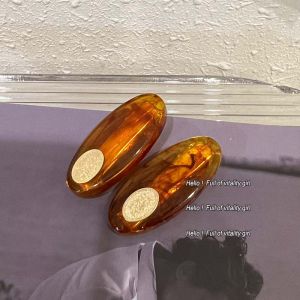 Fashionable Oval Duckbill Hair Clips Korean Style Side Hair Accessories Fresh Outlined Barrettes Hairgrips for Women