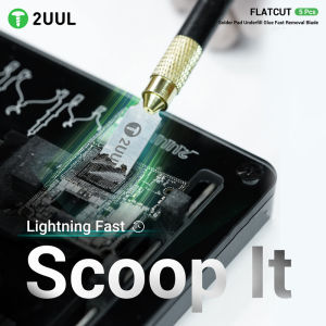 2UUL DA28 5PCS Solder Pad Underfill Glue Fast Removal Blade for Mobile Phone Maintenance Angle Design CPU IC Glue Removal Knife