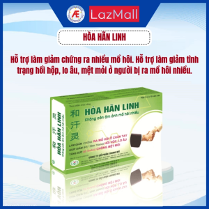 COMBO 06 hộp Hòa Hãn Linh 30v tặng 01 hộp 30v - Giảm chứng ra mồ hôi nhiều