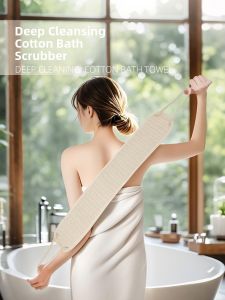 FEIRAN | Strong Scrubbing Bath Sponge for Back Long Handle