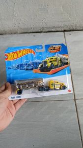 Hot Wheels Truck Tangki Fuel and Fire Track Fleet / Mainan Anak Diecast Metal Mobil Truk Hotwheels