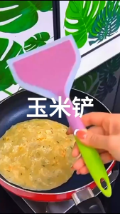 Food-Grade Silicone Tamago Yaki Omelette Pan Spatula Wide Egg Pancake Turner 玉子烧煎饼铲加宽煎蛋铲食品级硅胶 Spatula Kuali Telur Dadar Silikon Gred Makanan Tamago Yaki Omelet Pan Spatula Wide Egg Pancake Turner Dapur Raya Ramadan Masak Goreng