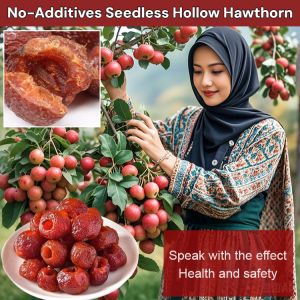 Seedless Hollow Hawthorn No-Pitted Dried Hawthorn Balls No-Additives Preserved Fruits Sweet Snacks