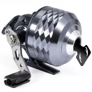 Sougayilang | Sougayilang Brake Wheel Spincast Fishing Reel 3.9:1 High Speed Aluminum Alloy Lure Reel With Nylon Braided Fishing Line Pesca