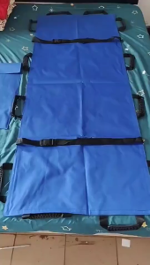 Tandu Pasien Lansia Lipat Tandu Darurat Portable untuk Rumah Tangga Evakuasi Tangga dan Keadaan Darurat Keluarga