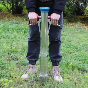 เครื่องปลูกต้นกล้า พันธุ์ผัก พืช สแตนเลทแท้ ทั้งอัน เครื่องหยอดเมล็ดพันธ์ เครื่องหยอดข้าวโพด รุ่น มือบีบ(หูหิ้วคู่ ) Transplanter เครื่องหยอดเมล็ดพันธุ์ ถั่ว ปุ๋ย และอื่นๆที่เป็นเมล็ด