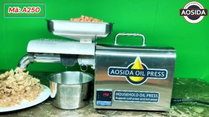Máy ép dầu thực vật gia đình thương hiệu Anh Quốc cao cấp AOSIDA A250 - Năng suất 3-6kg/giờ - Hàng Chính Hãng