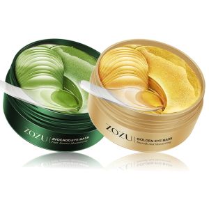 SADOER | 120pcs Avocado Golden Collagen Eye Mask Anti Dark Circles Eye Bags Moisturizing Anti Wrinkle Eye Patches Skin Care Products