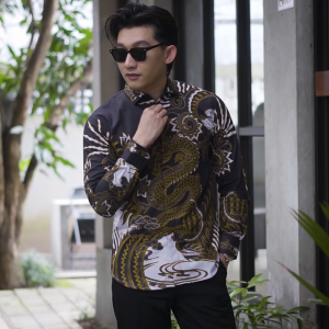 MENSBATIK - Naga Dhara - batik pria - batik lengan panjang