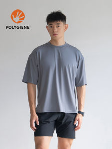 DRIOTOPIA2024 Summer New Mens Loose Fit Short Sleeve T-Shirt Single-sided Embroidery Sporty Thin Style Casual round Neck