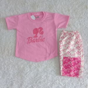 set cargo barbie anak perempuan usia 2-6 thn/setelan jogger anak perempuan terbaru/one set cargo barbie anak terbaru