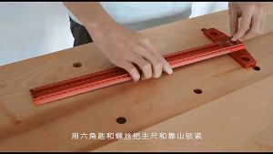 Woodworking Scribe 300-600mm T-type Ruler Scribing ruler Aluminum alloy Line Drawing Marking Gauge DIY Measuring Tools