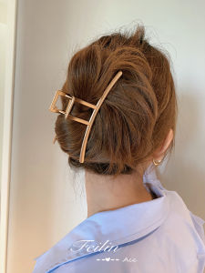 Large Shark Hair Clip Womens Headwear Fashionable Hair Accessories Alloy Material Korean Style Fresh out New Model 2025