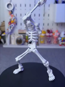 Alat Peraga Anatomi Mini Kerangka Manusia 13*3.5cm Dengan Movable Joints Dntuk Belajar Biologi Kedokteran