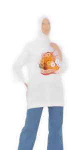 Kaos oversize wanita lengan 7/8 forever cloth cotton combed 24s adem tebal beli 4 GRATIS 1 acak motif Ragam Budaya