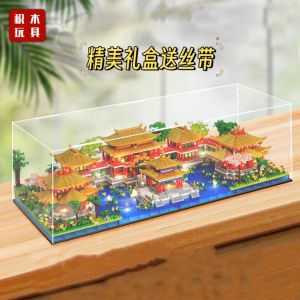 ชุดตั้งโมเดลนครรัฐขนาดใหญ่ความท้าทายสูง ชิ้นส่วนตัวละครเรือใบสีชมพู ของเล่นเสริมศักยภาพสำหรับเด็กผู้ชาย