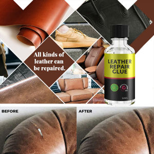 30/50Ml Lem Kulit Perbaikan Perekat Auto Multifungsi Leather Repair Glue Scratch Recover Untuk Sofa / Jok Motor / Jok Mobil
