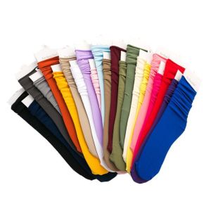 Suomi Women's Socks: Pure Color & Breathable Feet Calf Socks