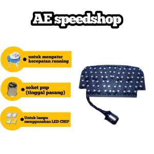 stoplamp running megapro new FI 2010-2014/ lampu rem/ lampu belakang 8mode otomatis PNP