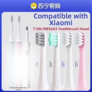 Soft And Hard Bristle Electric Toothbrush Heads Universal for Xiaomi T100 Mes603 Mijia Sonic Replacement Toothbrush Heads