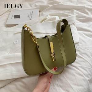IELGY womens all match messenger bag fashion one shoulder underarm bag
