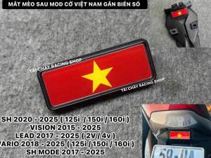 [ 1 CÁI ] MẮT MÉO MOD CỜ VIỆT NAM GẮN BIỀN SỐ SAY