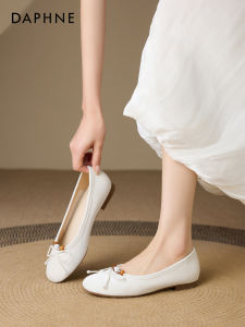 Daphne | Office Wear Flat Shoes White