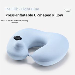 Inflatable Neck Pillow Inflation Type Portable