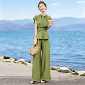 MANWUJINGLING | Light Maturity Style Women Summer New Popular Two-Piece Set