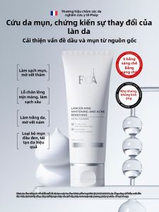 WANXIYA | Sữa Rửa Mặt Trị Mụn Làm Sáng Da Kiểm Soát Dầu Loại Bỏ Đen Đầu Se Khít Lỗ Chân Lông