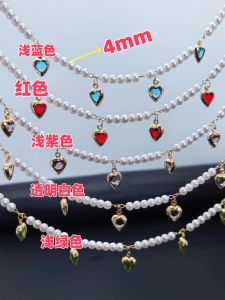 สร้อยคอ สร้อยข้อมือ ห้อยหัวเข็มขัด วัสดุ คริสตัล Zirconia ทองแดงบริสุทธิ์ ชุบสี ลูกปัดมุก อุปกรณ์ทำเครื่องประดับ DIY