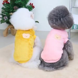 Quần áo thu đông lông nhung mịn họa tiết hình gấu thú cưng cho chó mèo giữ ấm giá rẻ dễ thương cute - GiGi Pet Shop