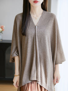 Fashion Stylish Round Neck Knit Cape