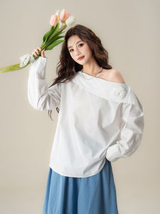 Áo Eo Thon Dễ Phối Kiểu Dáng Elegent Sơ Mi Hở Vai