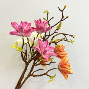 Đồ Trang Trí Hoa Giả Cao Cấp Kiểu Trung Quốc Mùa Xuân Phong Cách Phòng Khách Bàn Ăn Tương Tác Với Cảm Giác May Mắn Hoa Huệ
