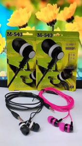 Handsfree + Mic M543 Stereo Earphone Headset M-543