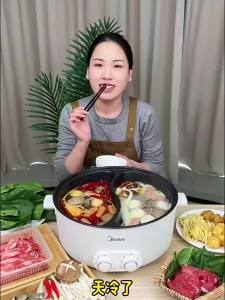 Midea | Nồi Điện Đa Năng Không Dính Hai Ngăn