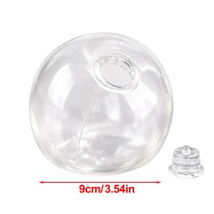 5x bóng rỗng tự làm trong suốt có thể lấp đầy quả châu trang trí Giáng sinh quả cầu trong suốt có nắp Cây giáng sinh trang trí quà Tặng treo