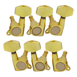 IRIN | 6PCS Guitar String Tuning Pegs Tuner Semi-closed Tuner Machine Heads for Electric Guitar Folk Acoustic Guitar Tuning Pegs