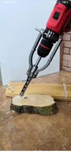 BAOLIAN | Square Hole Drill Woodworking Drill Tools Auger Mortising Chisel Drill Set DIY Furniture Square Woodworking Drill