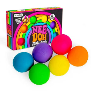NeeDoh | JellyfishNeeDoh Squishies Rainbow Teenie Stress Ball Fidget Toys Blind Box surprises Anti-Stress Sensory Squeeze Party Toy Gifts